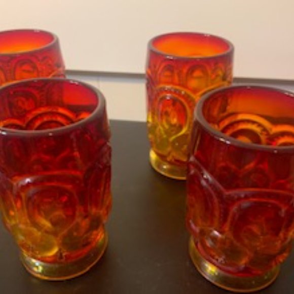 Vintage Moon and Star Water Glasses - Picture 2 of 3